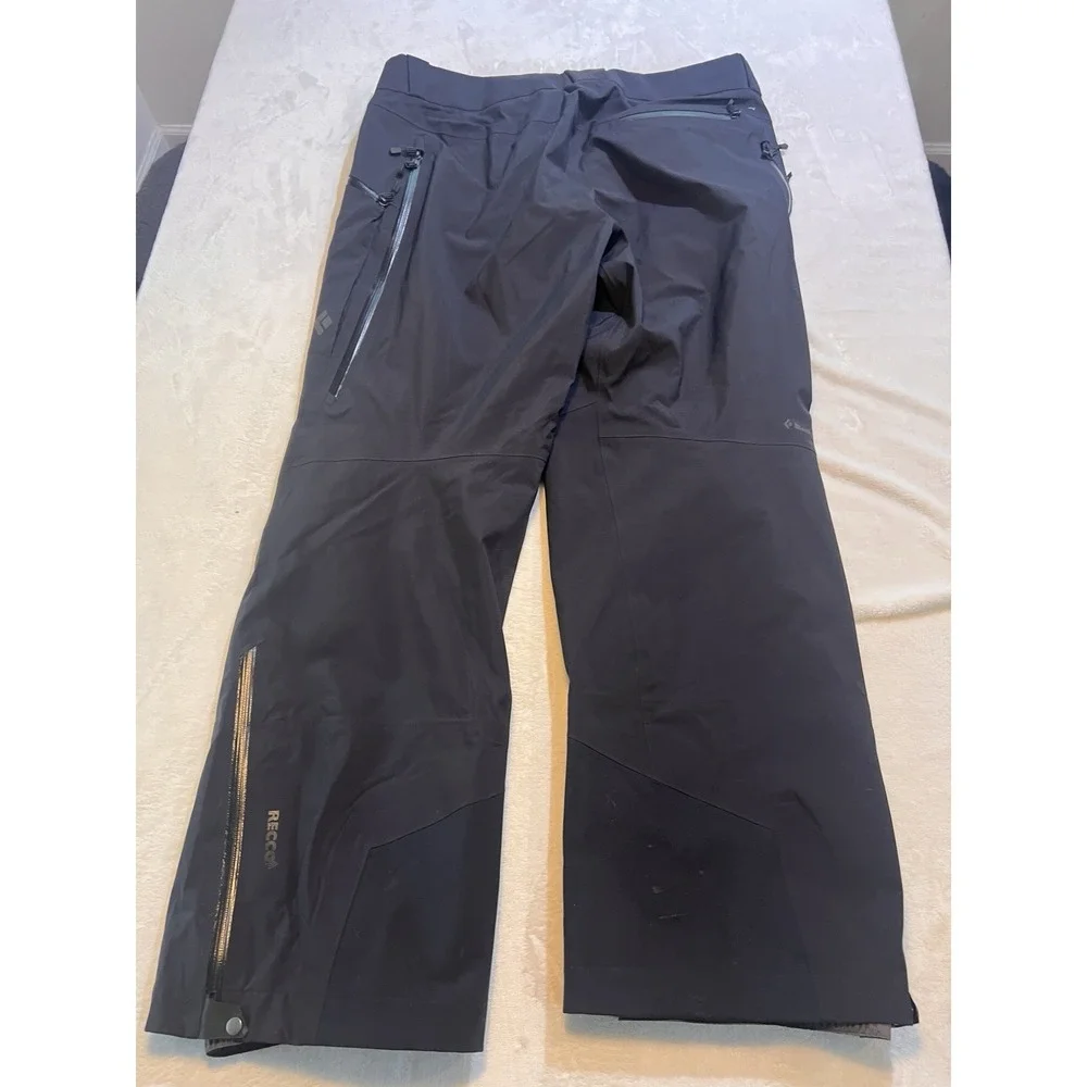 Black Diamond Mission Ski Pants Mens XL GORE-TEX 3L Pieps Tech Black Snowboard